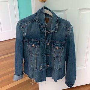 Medium wash jean jacket